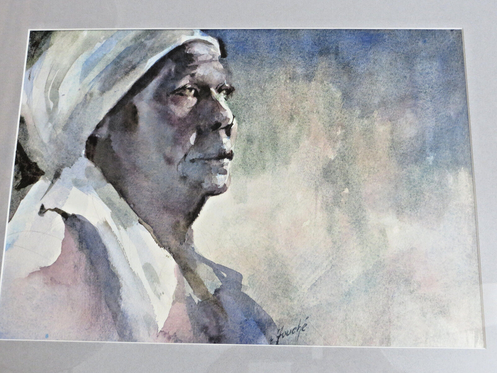 Virginia Fouche Bolton Beauty!Listed S.CARLOINA (1929-2004) W/C 20″X17″ framed
