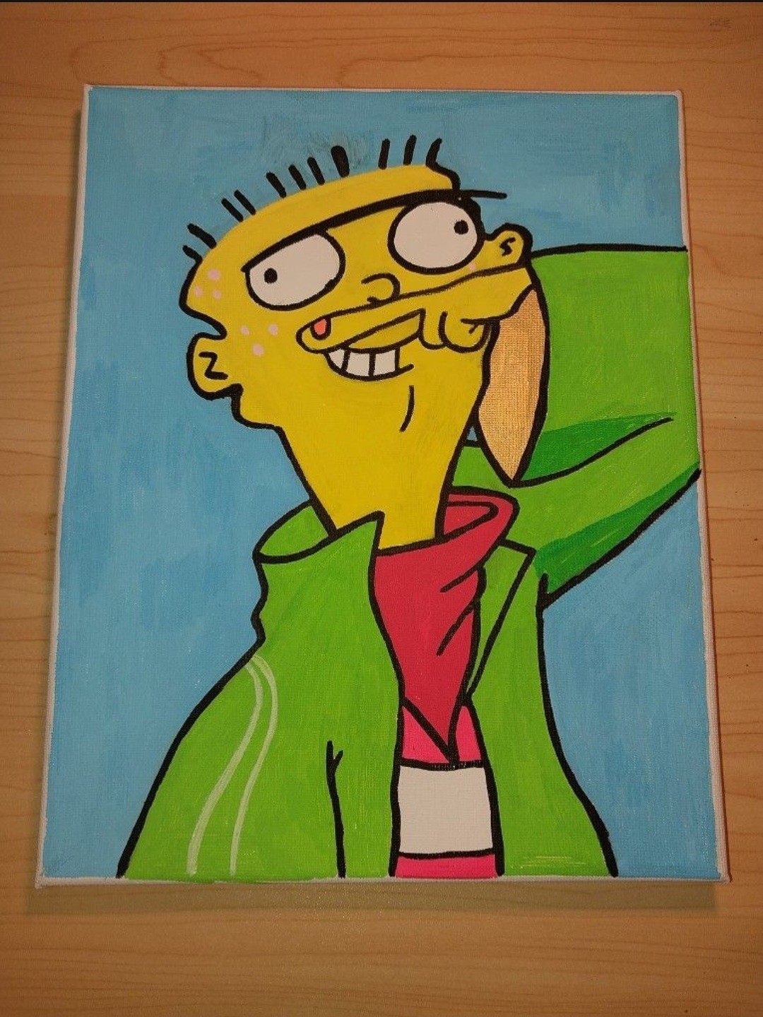Cartoon Canvas Painting – Ed (Ed, Edd n Eddy)