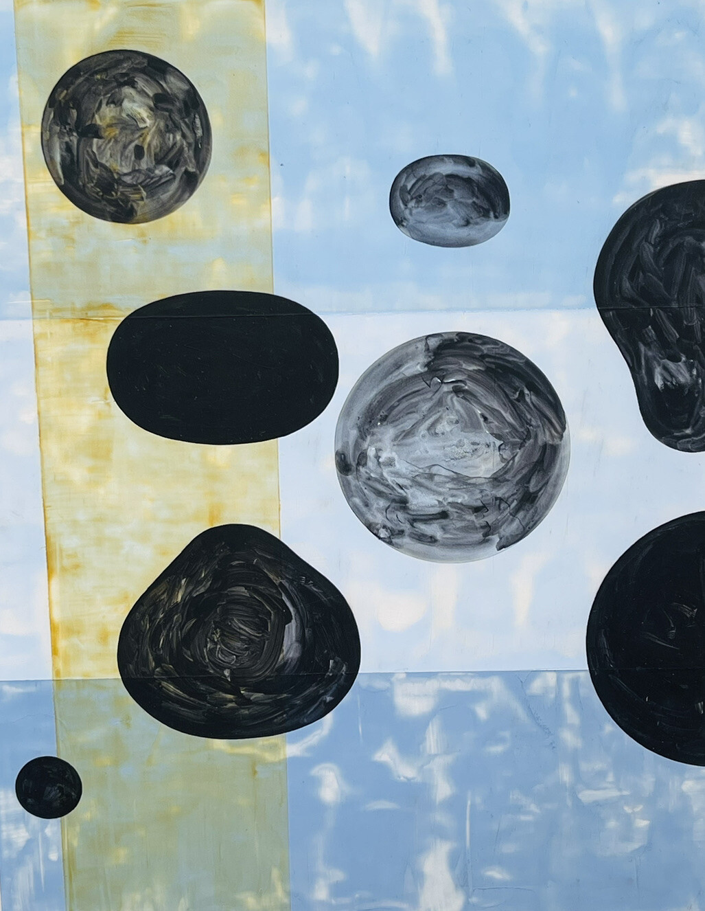 New York Contemporary Artist Betsy Kaufman Painting. Center For Contemporary Art
