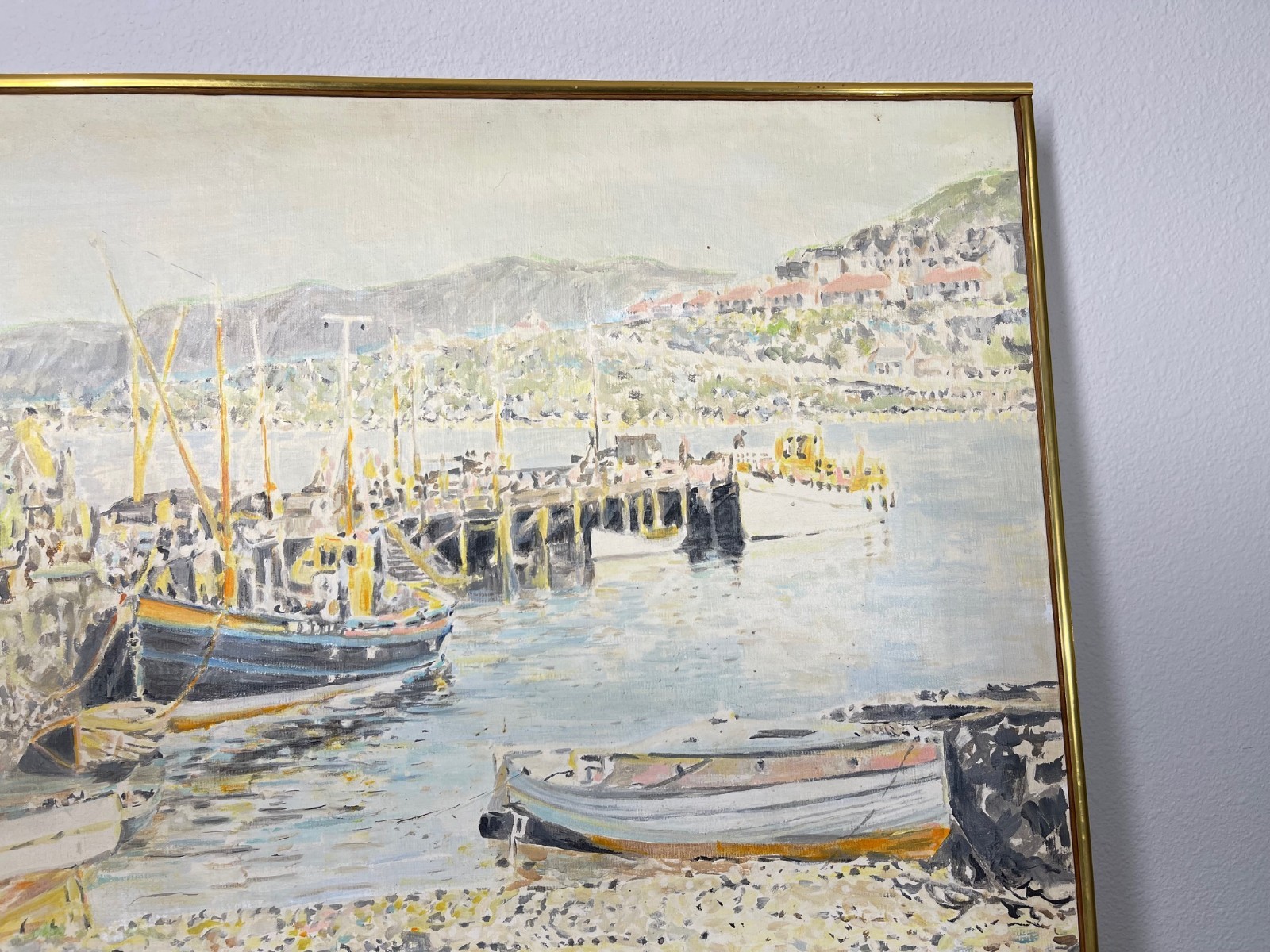 Original paintings by Isabelle Mac-Waiting, wife of sculptor Rodger Mac. Mid-20t