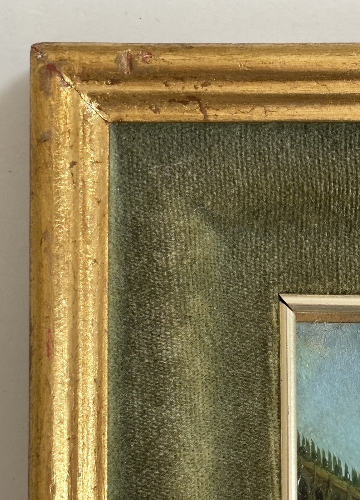 Antique Miniature Oil On Copper Painting Signed DEYER P. San Marco Venice Italy