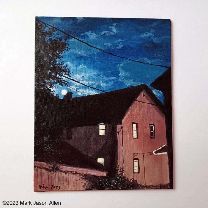 Original Painting Direct from Artist – 8 in. x 10 in. Acrylic on Canvas Panel