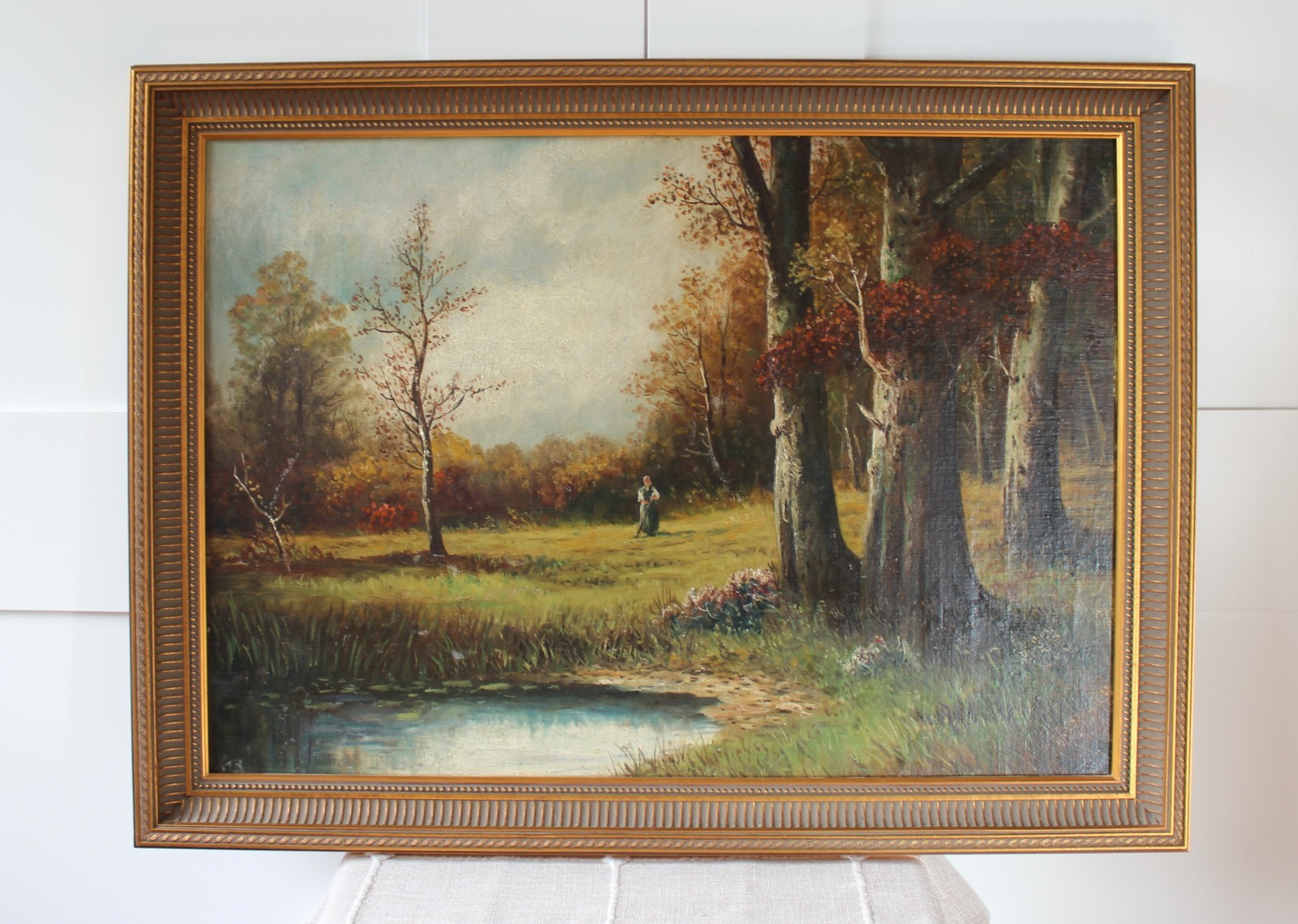 19th Century Dutch Oil Painting In Style of Joan Ten Kate – Unsigned