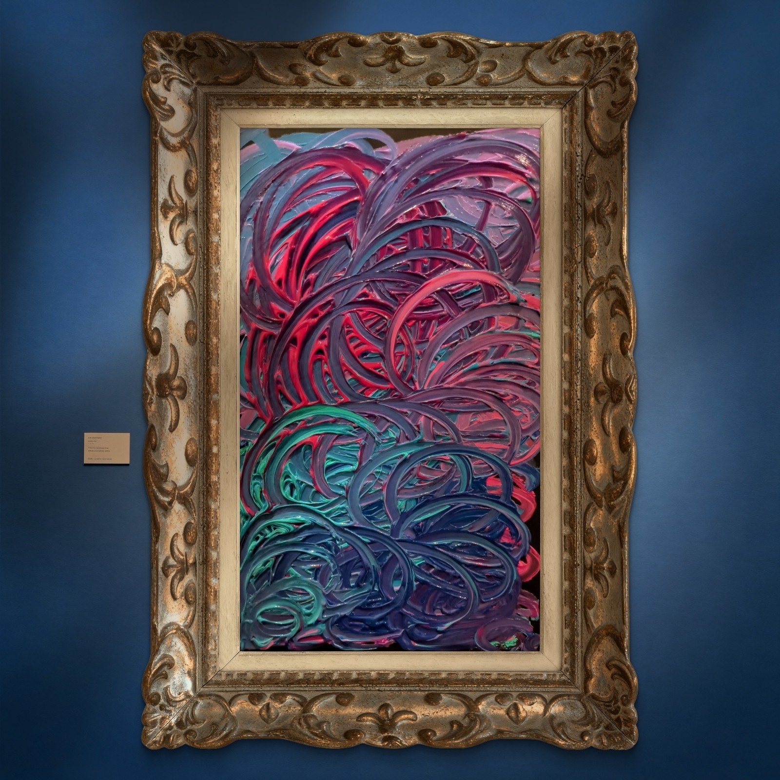 Trey Coppland, Hurricane Abstract Acrylic Painting, 2026, Signed