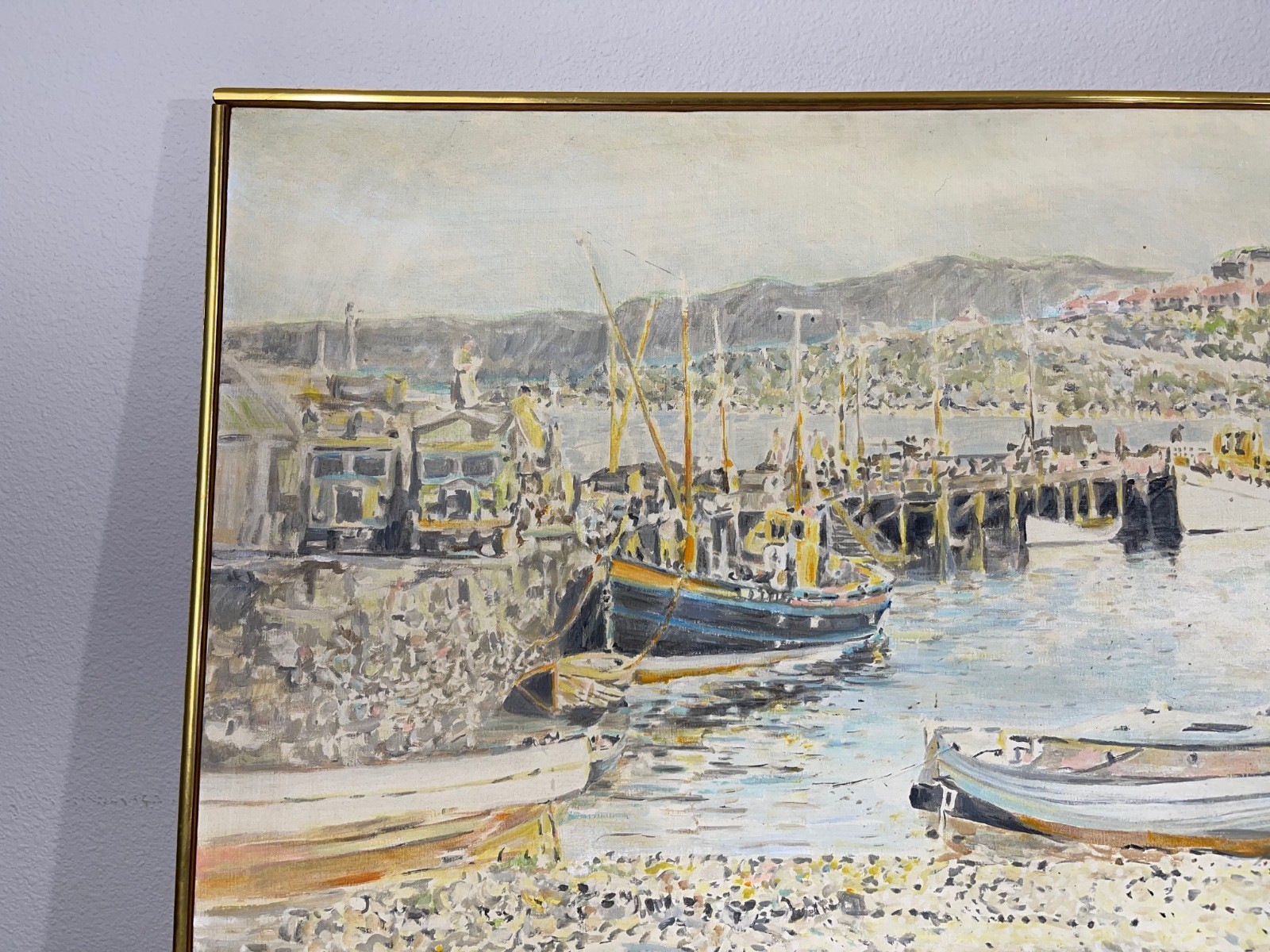 Original paintings by Isabelle Mac-Waiting, wife of sculptor Rodger Mac. Mid-20t