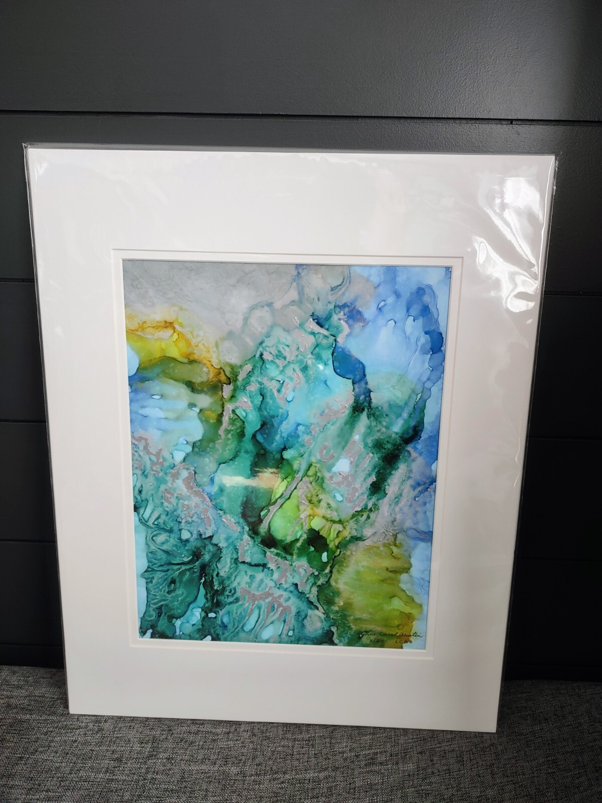 Painting «The Journey» alcohol ink 10″x14″ print limited edition (3/25)