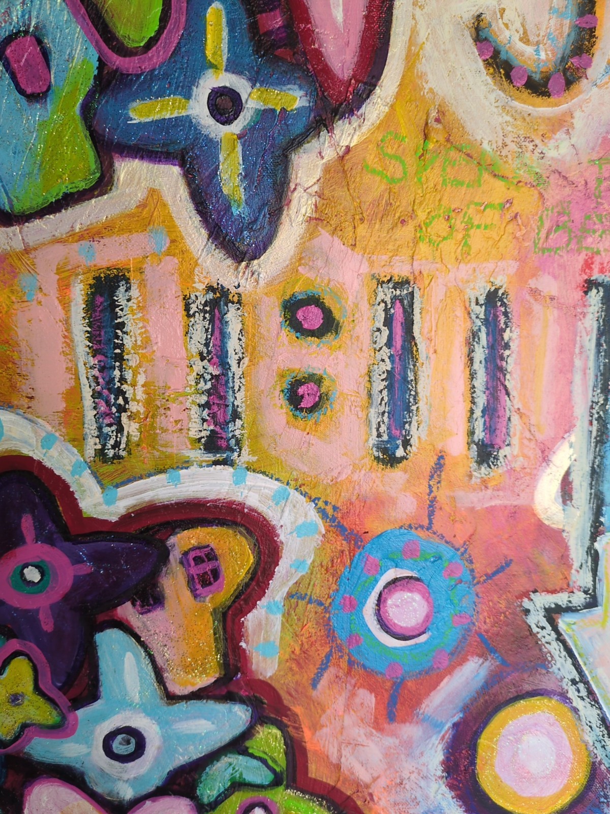 LONG LIFE, JOY, PROSPERITY – K. Bickman, White Tara 6′ x 11′ Exclusive Fine Art