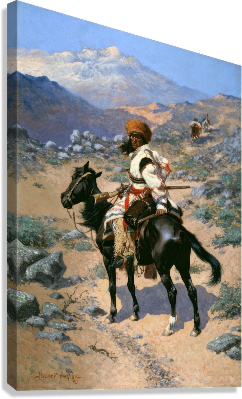 Frederic Remington Trapper Painting Reproduction – Giclee Canvas/Paper/Stretched