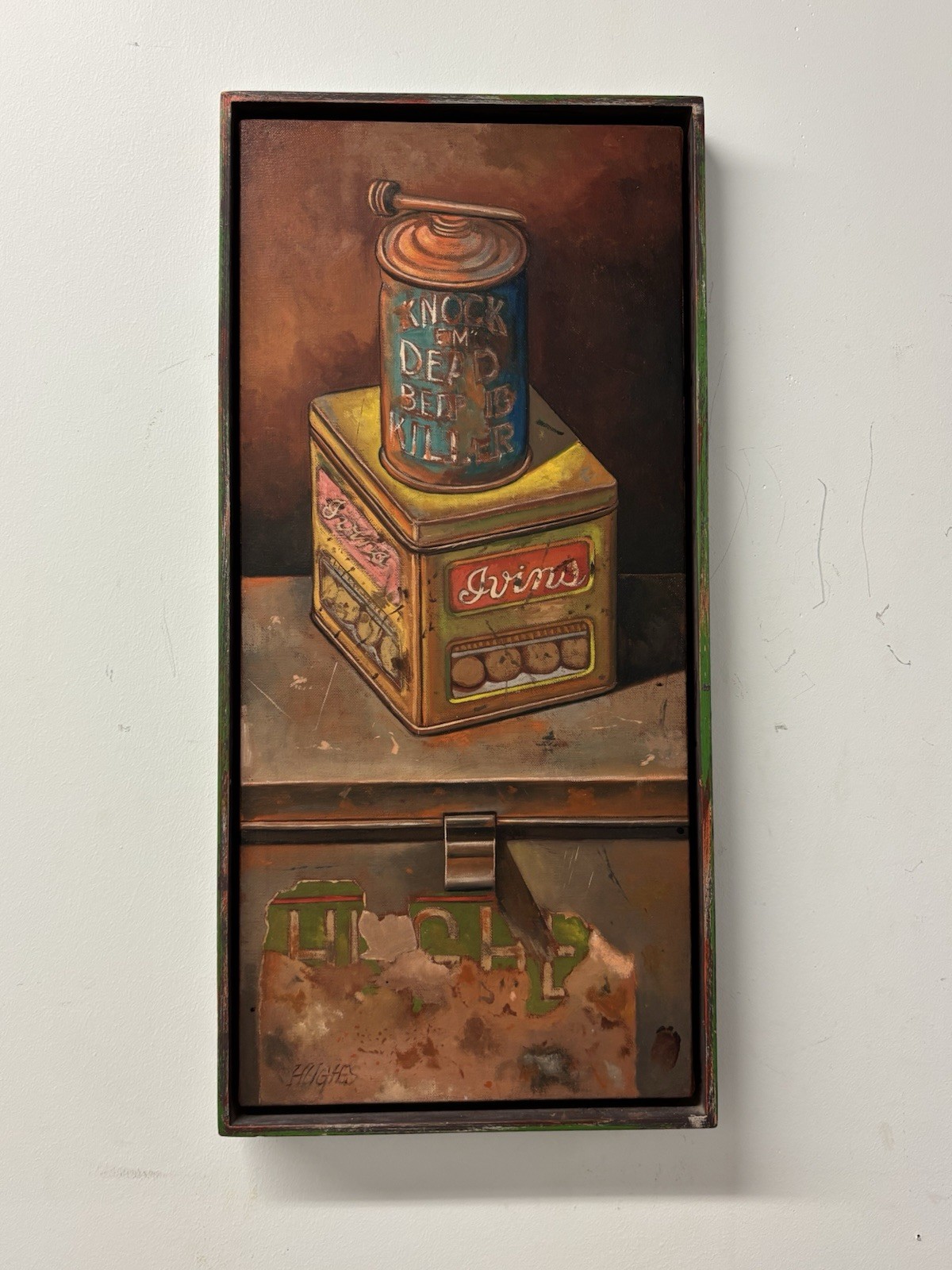 Manuel Hughes, Still Life, ca. 2007 trompe l’oeil Painting African American
