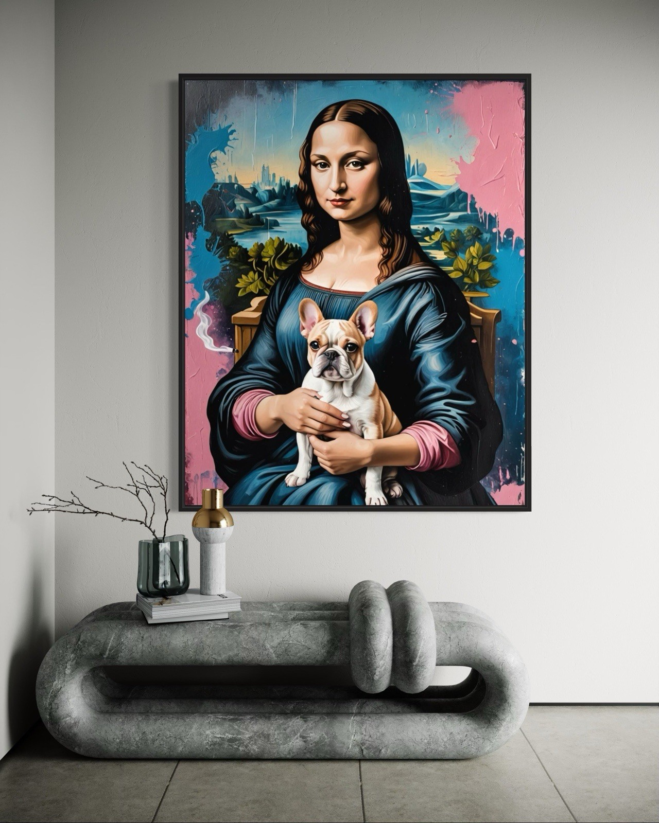Mona Lisa Frenchie