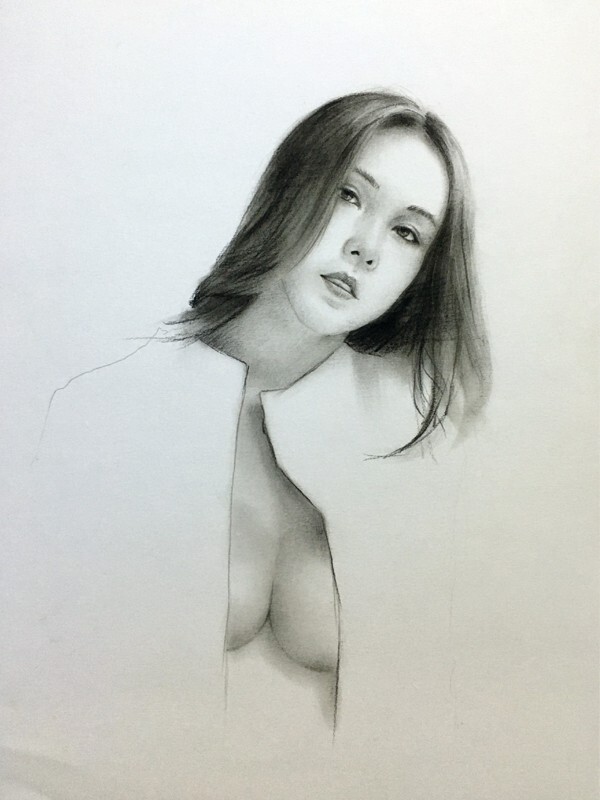 Custom Pencil Portrait from Photo, Personalized Gift, Portrait, Realistic Drawin