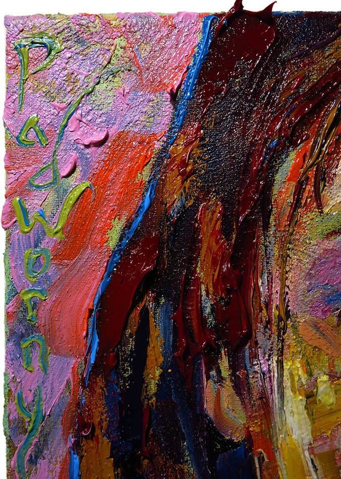 ORIGINAL OIL█PAINTING VINTAGE█ART SIGNED POP OUTSIDER BEACH█WOMAN GIRL HAT FAUVE