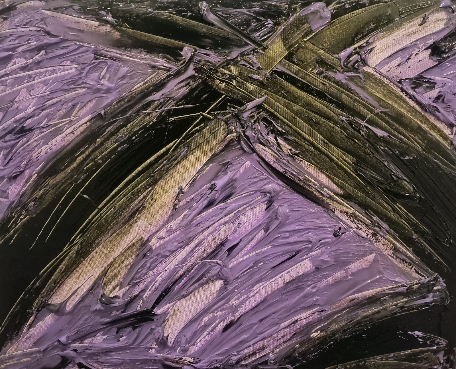 Trey Coppland, Fault Line Abstract Acrylic Painting, Medium, Original, Signed