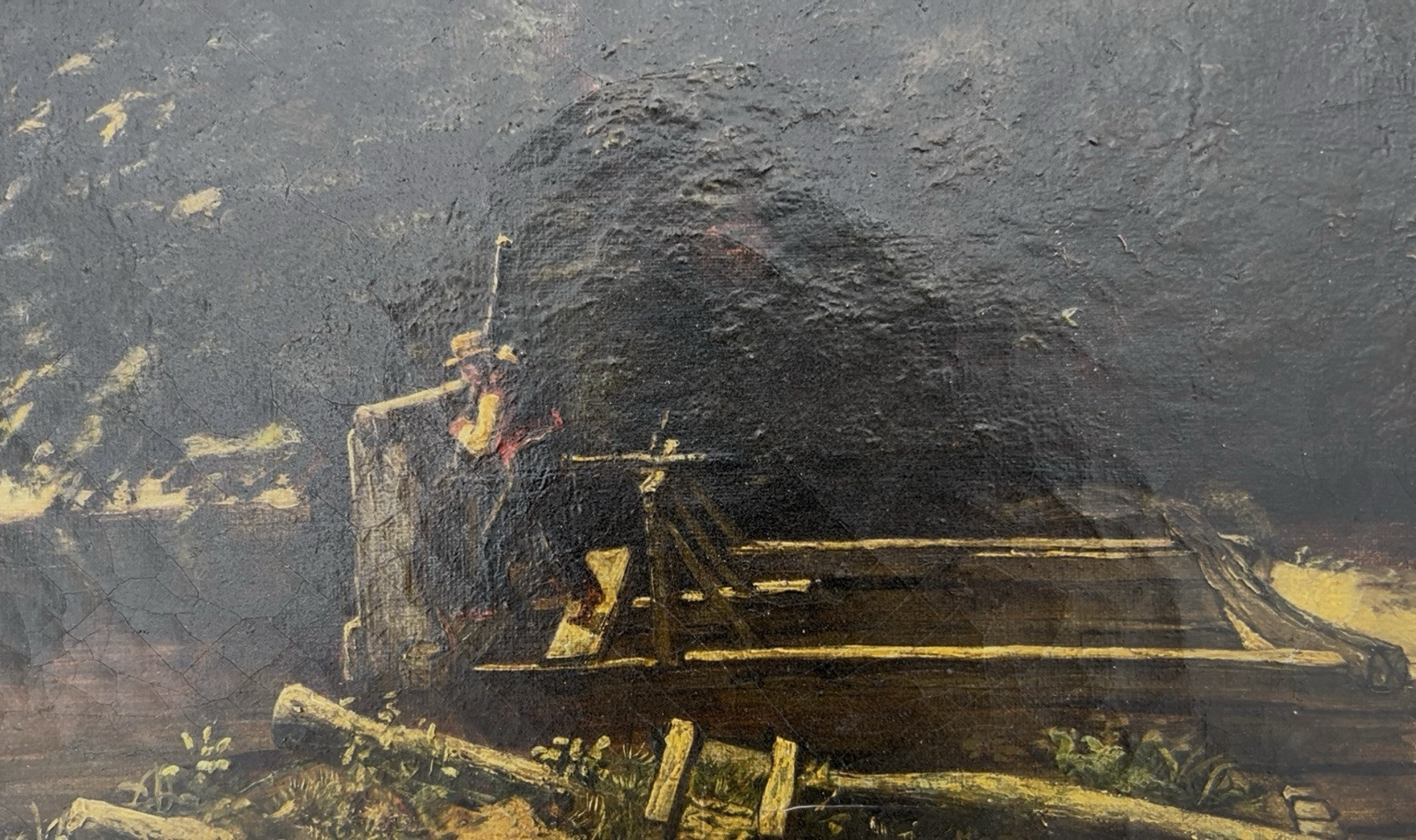 John Constable “The Lock,” East Bergholt, England, 1776-1837, “The Lock” 16×25”