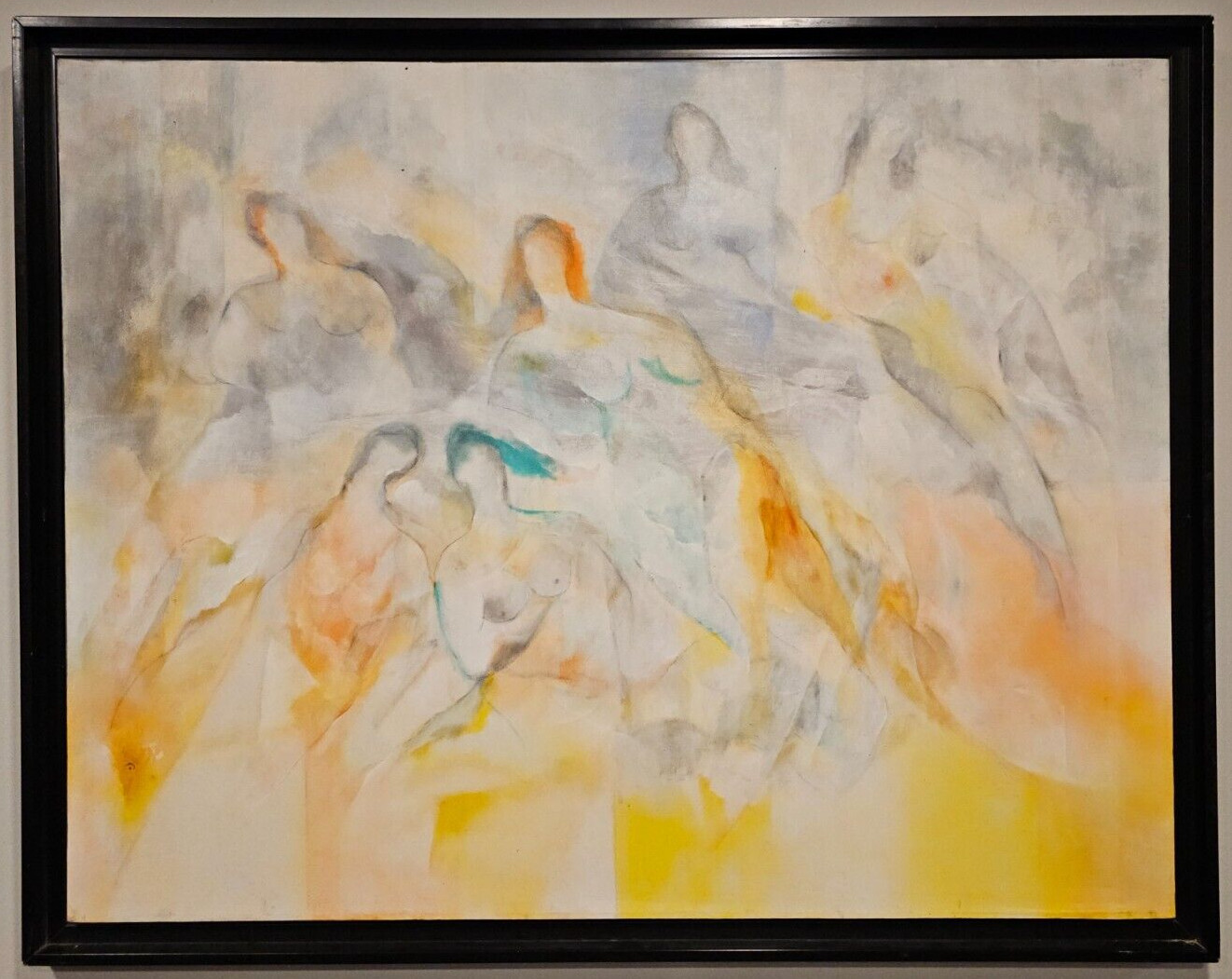 Nashaat Moudarres نشأت المدرس Original Oil painting «Noon sleep» 31×23″ SYR Art