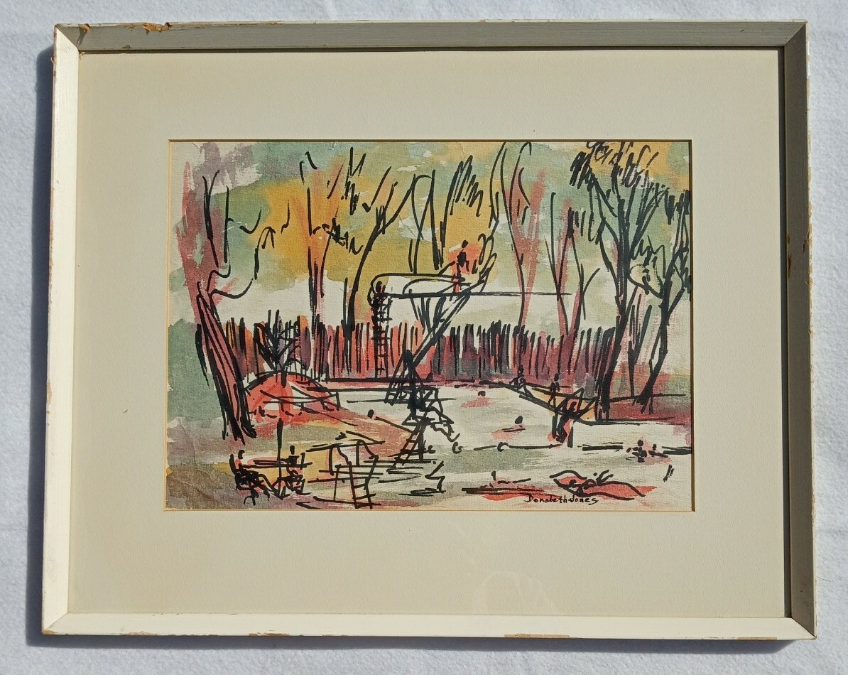Original Watercolor Signed by Donabeth Jones