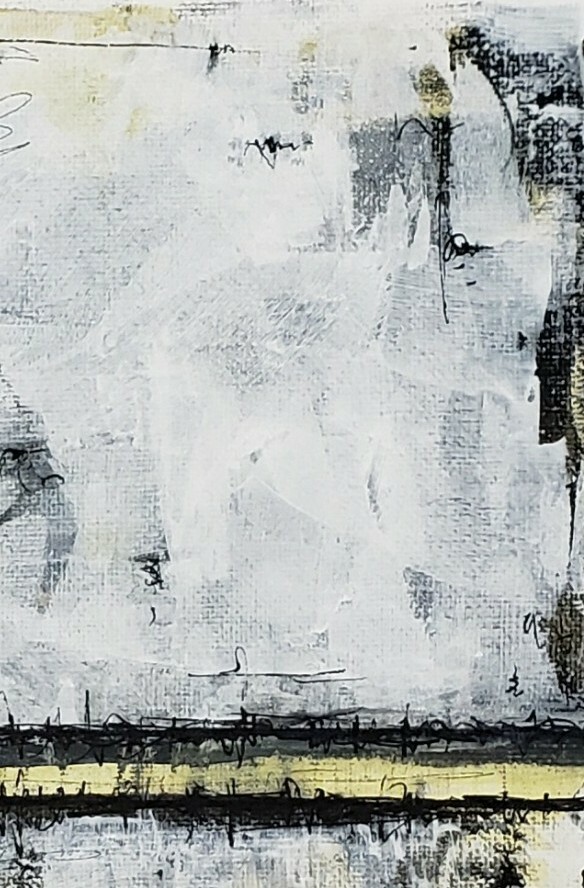 No.902 Original Abstract Modern Minimal Contemporary Painting By K.A.Davis