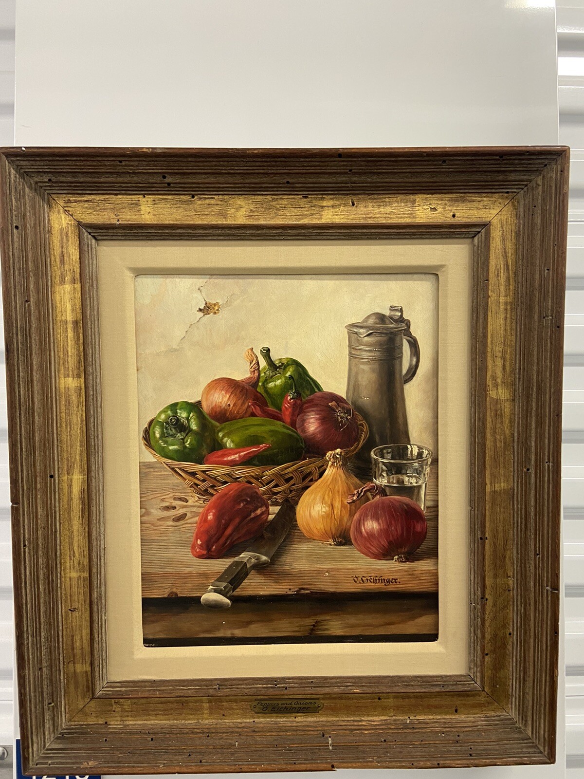Otto Eichinger (Austrian 1922-2004) “ Still Life” Oil on Panel Signed LR Nice!