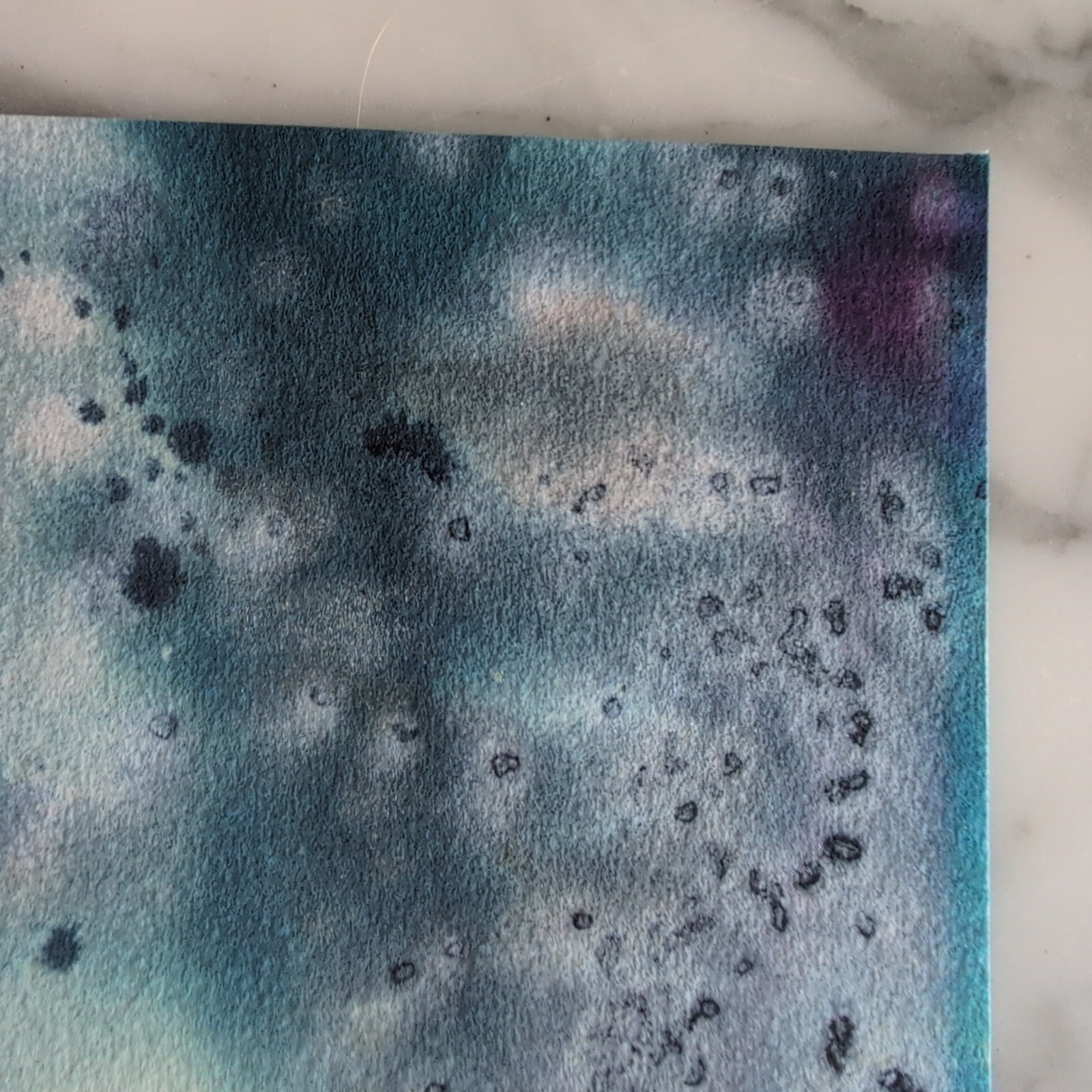 ORIGINAL SIGNED ART PAINTING WATER COLOR BY HAHN POTOCKI 4″x5.5″ One of a kind!