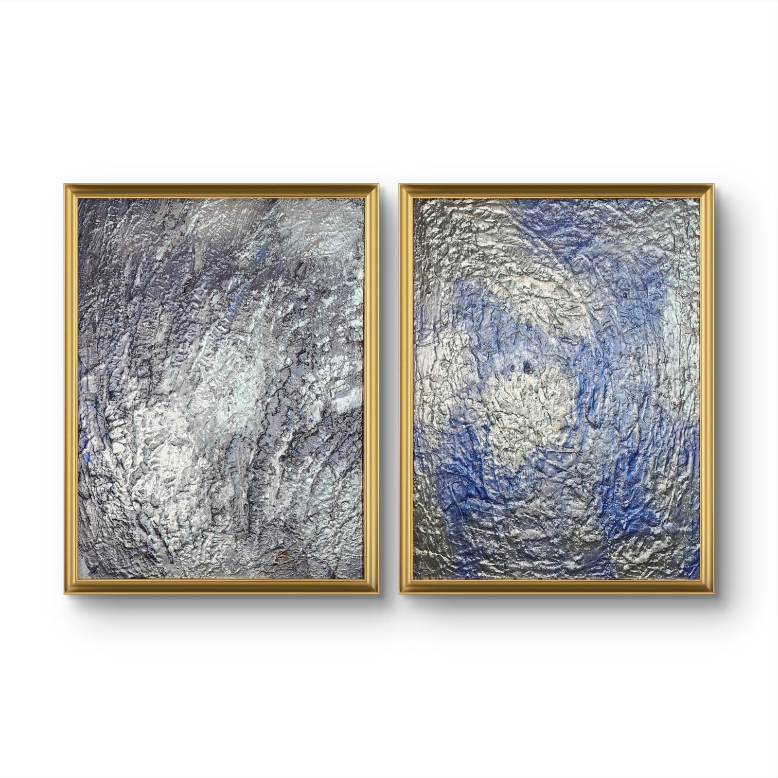 ORIGINAL ABSTRACT PAINTING BY CHICAGO ARTIST. «SEA OF FORGETFULNESS SET»
