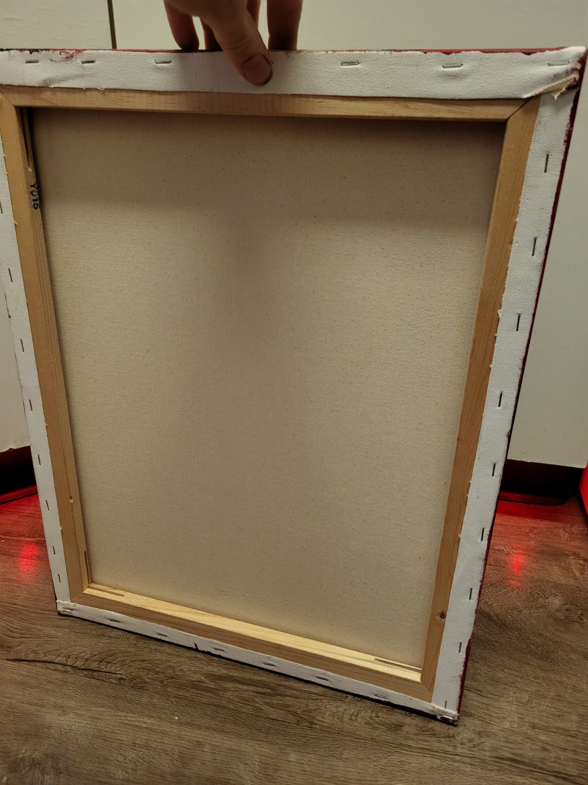 Original Beautiful Abstract Modern Art Piece Red Canvas