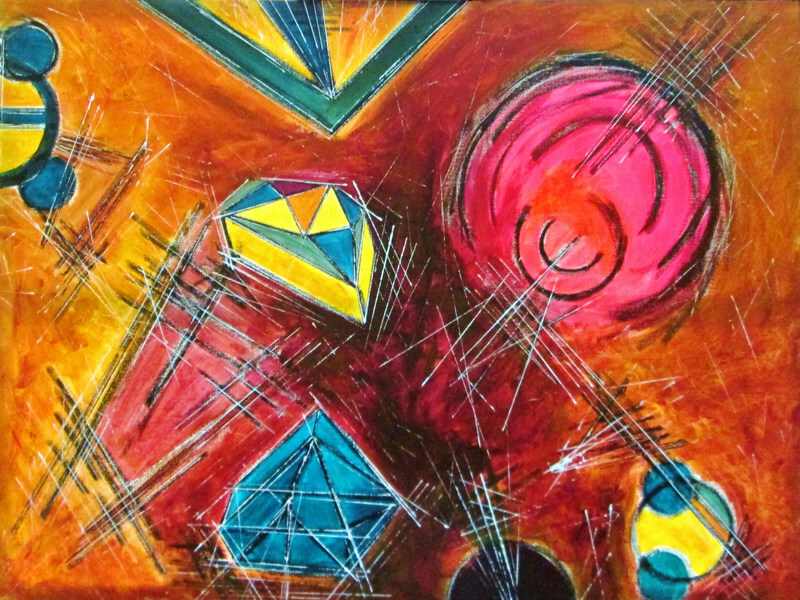 Geometric Compositional Series (#1) || Matt Zedler Original || ONE 2.80MB JPEG