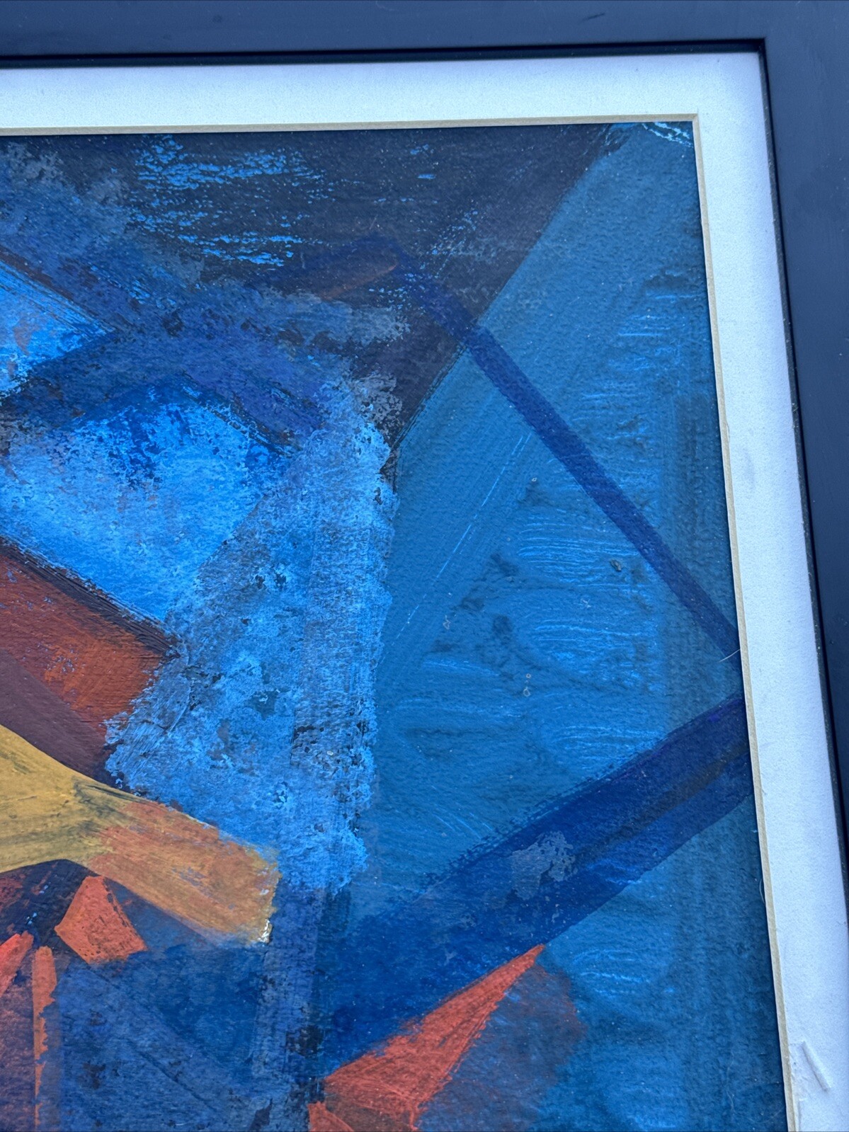 DOROTHY SKLAR PAINTING ABSTRACT EXPRESSIONISM GEOMETRIC MID CENTURY CUBISM 1950