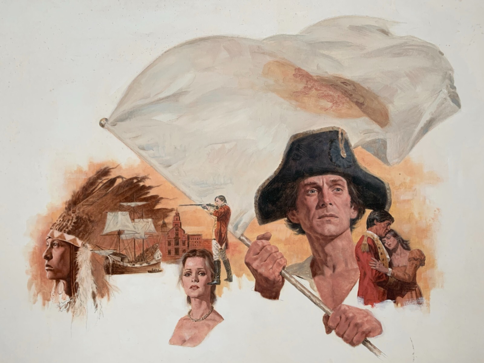 The King’s Messenger Paperback Cover Painting Illustration Original Art Ace 1979