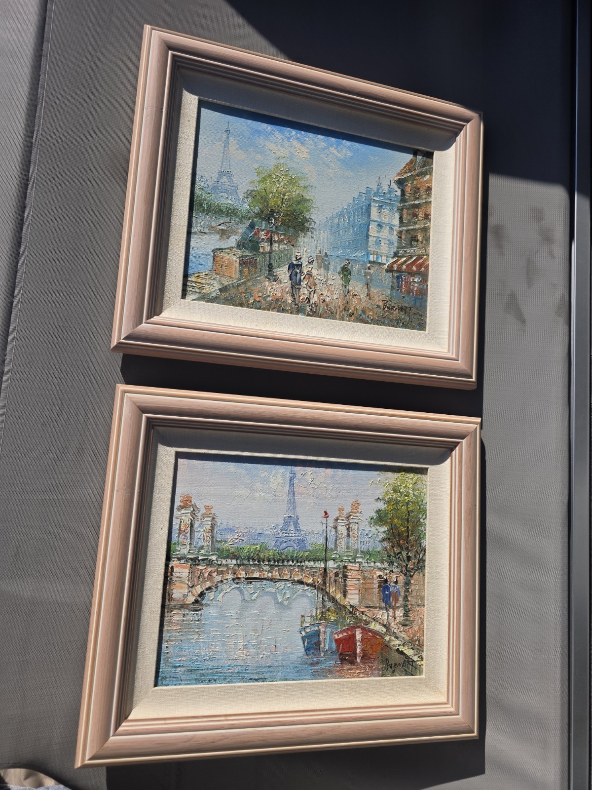 Vintage Caroline Burnett style Paris street scenes. Read the description !!!
