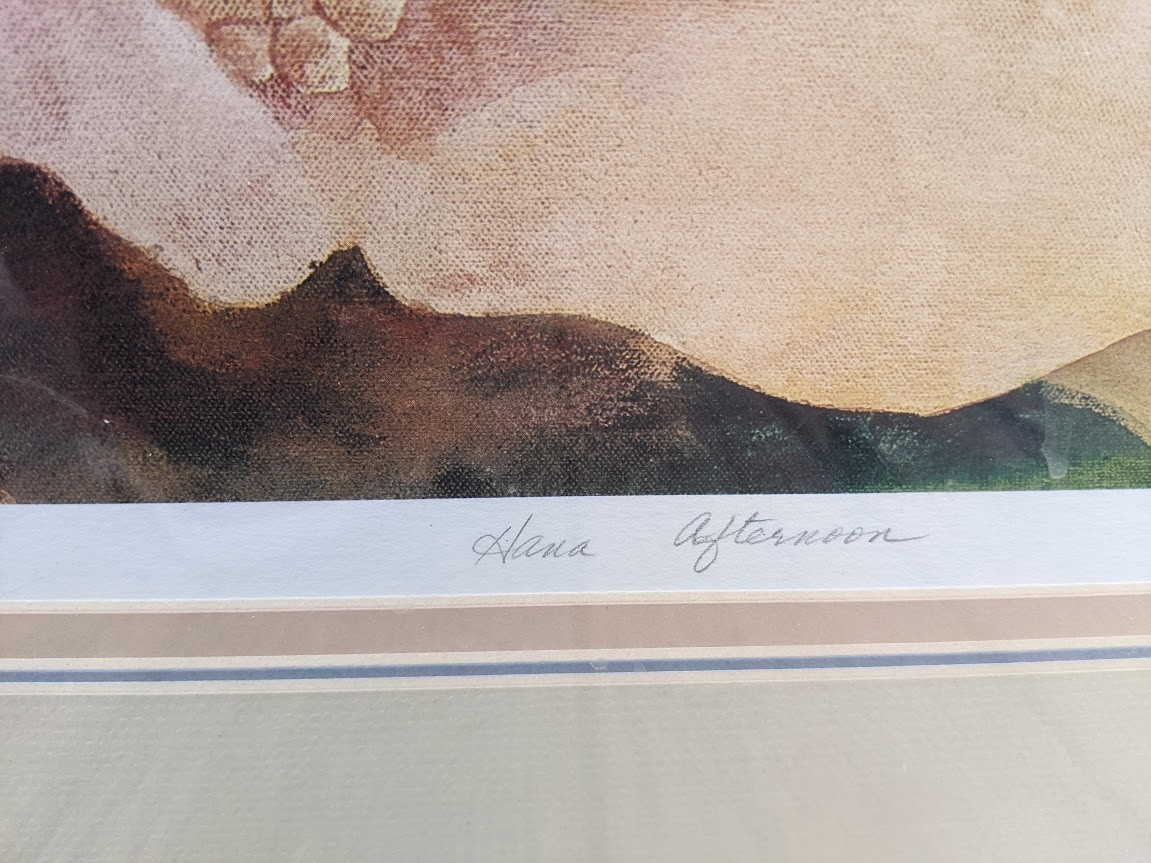 Diana La Com “Hana Afternoon” Signed Limited Edition Print 1/650 -Frame Separate