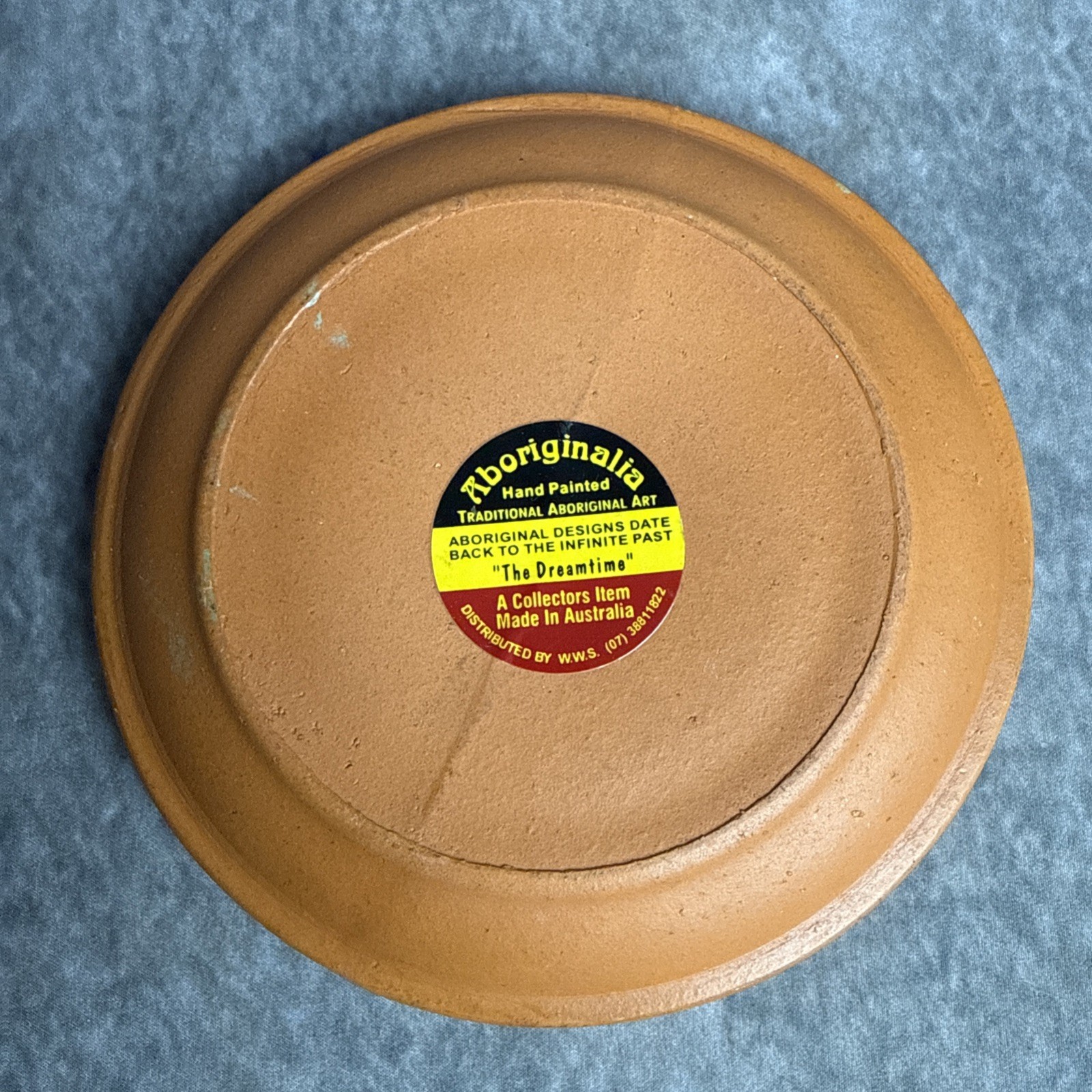 Aboriginalia Hand Painted Art Plate The Dreamtime 6″ Made Australia Aboriginal