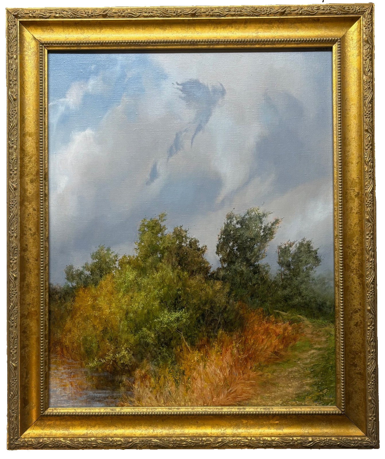 Original TERI MALO ‘Summer into Autumn SCAJAQUADA New York Landscape PAINTING
