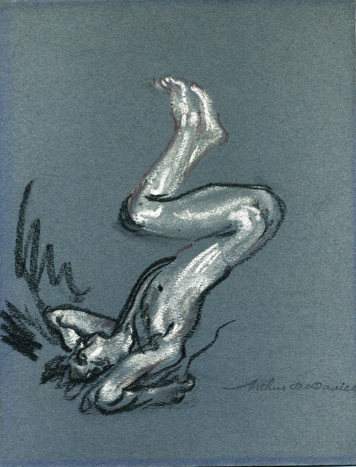 Arthur Bowen Davies «Inhalation Experiments» Original Artwork Early 1900’s