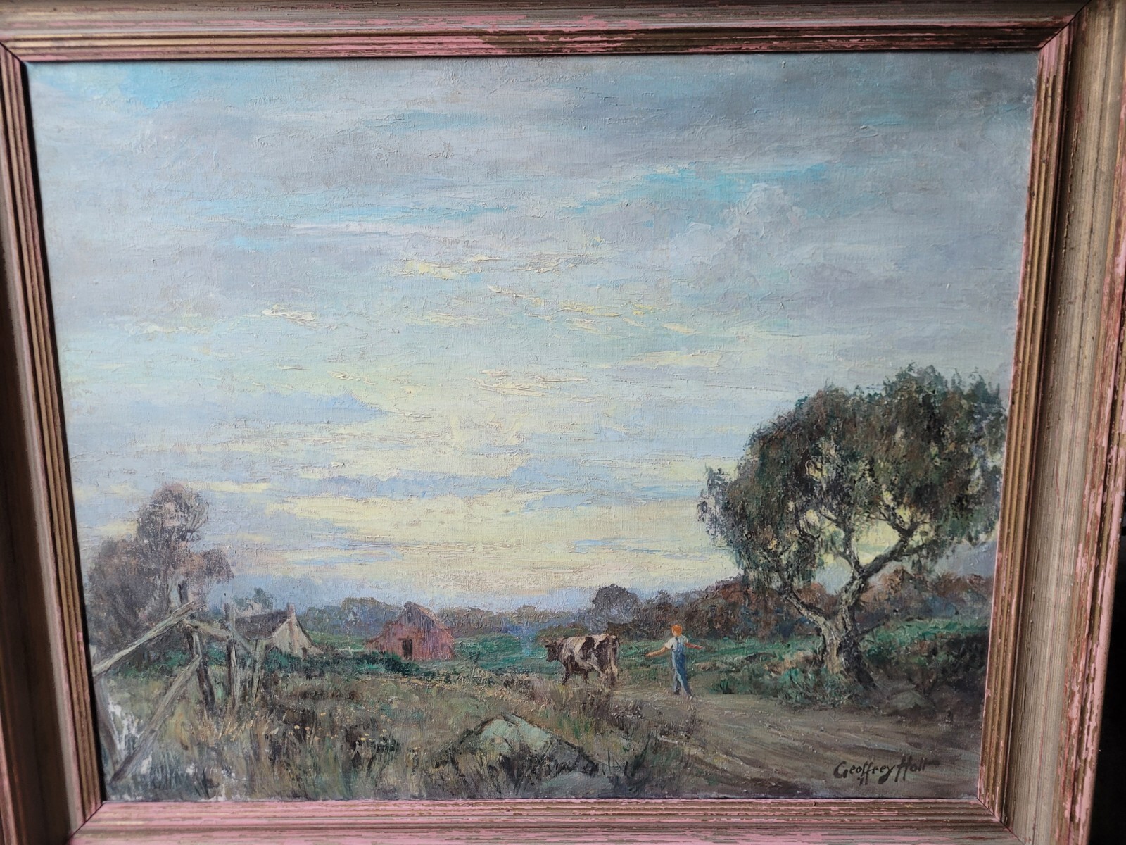 Geoffrey Holt painting, great condition, signed by artist, Dimensions: 30 x 24