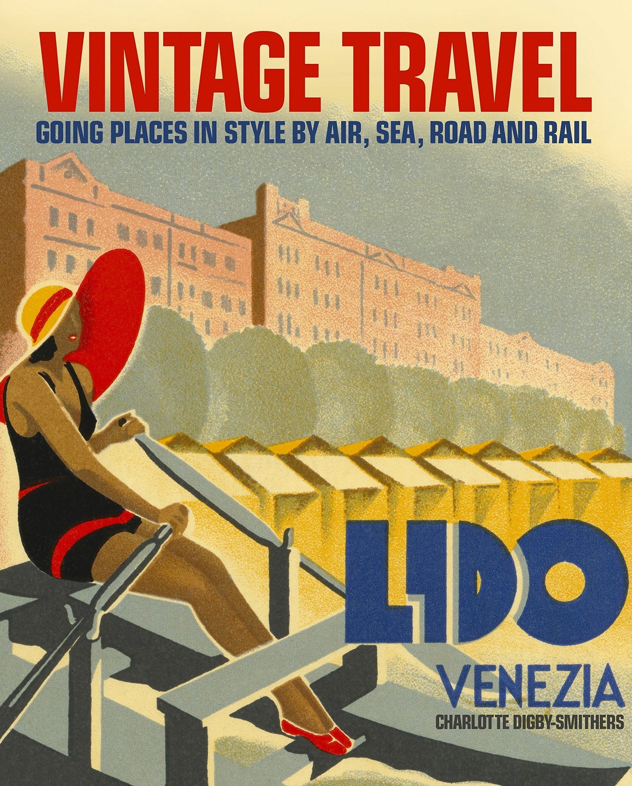 Lido Venezia europe Vintage painting Travel Poster Print art 36″ x 24″