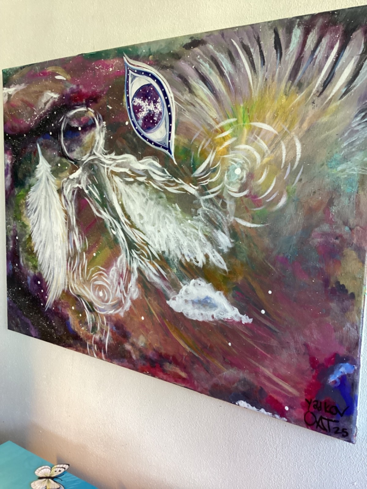 Celestial Awakening Codes – High Frequency Galaxy Painting Colab Yaakov & Tatara
