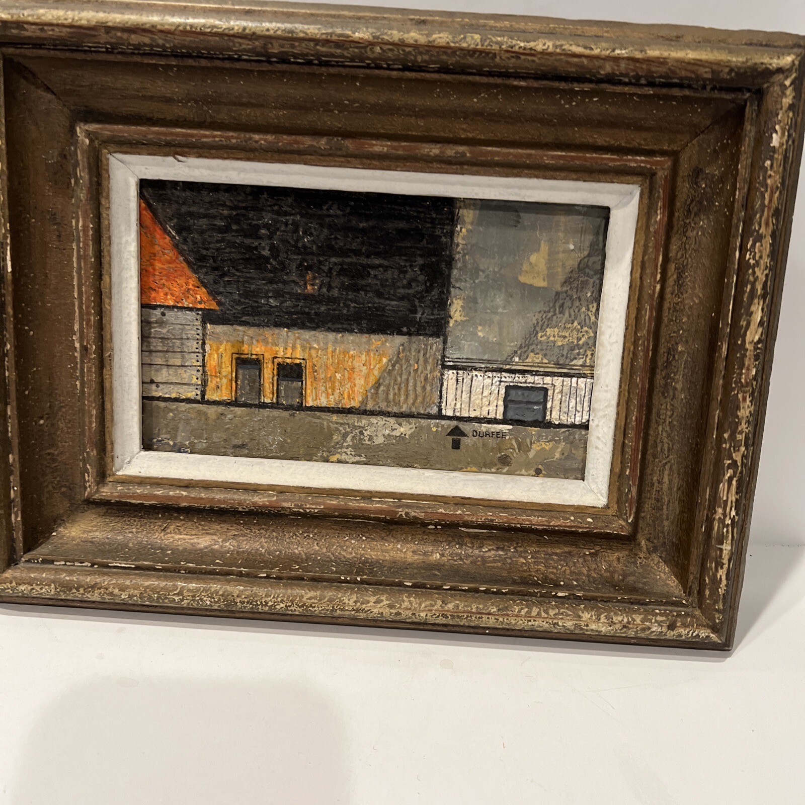 Tom Durfee Painting 12×9.5 Post Modern