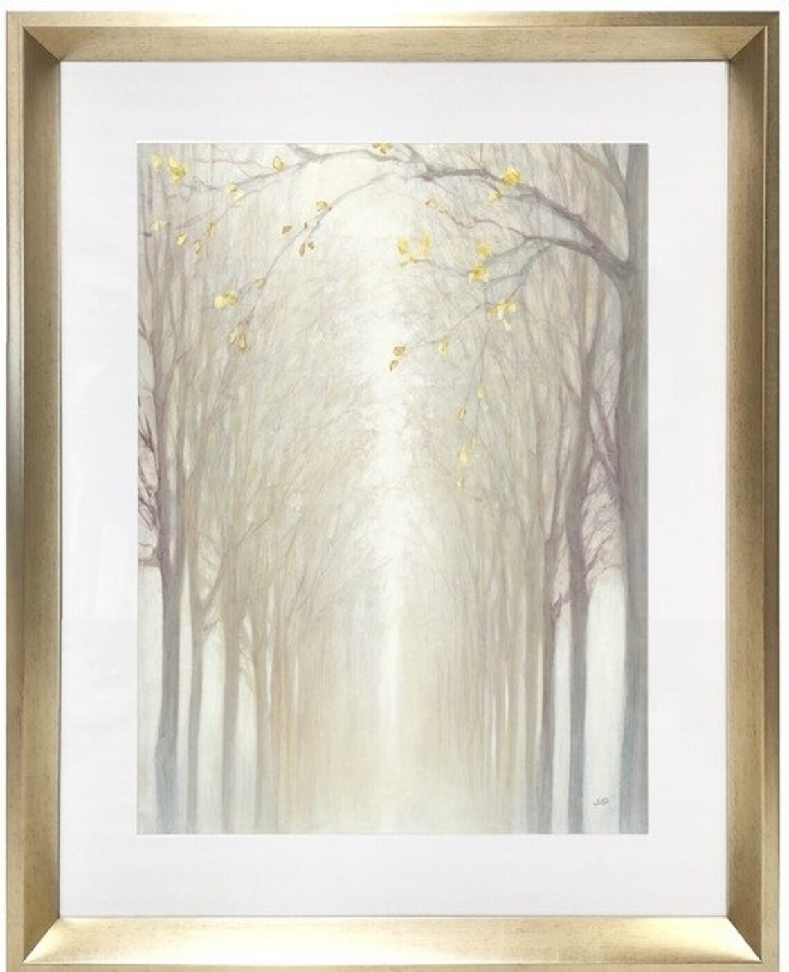 Victoria Bella AM16A/D Framed Art With Mat 18″ x 22″ PS Frame, Print, Glass, MDF