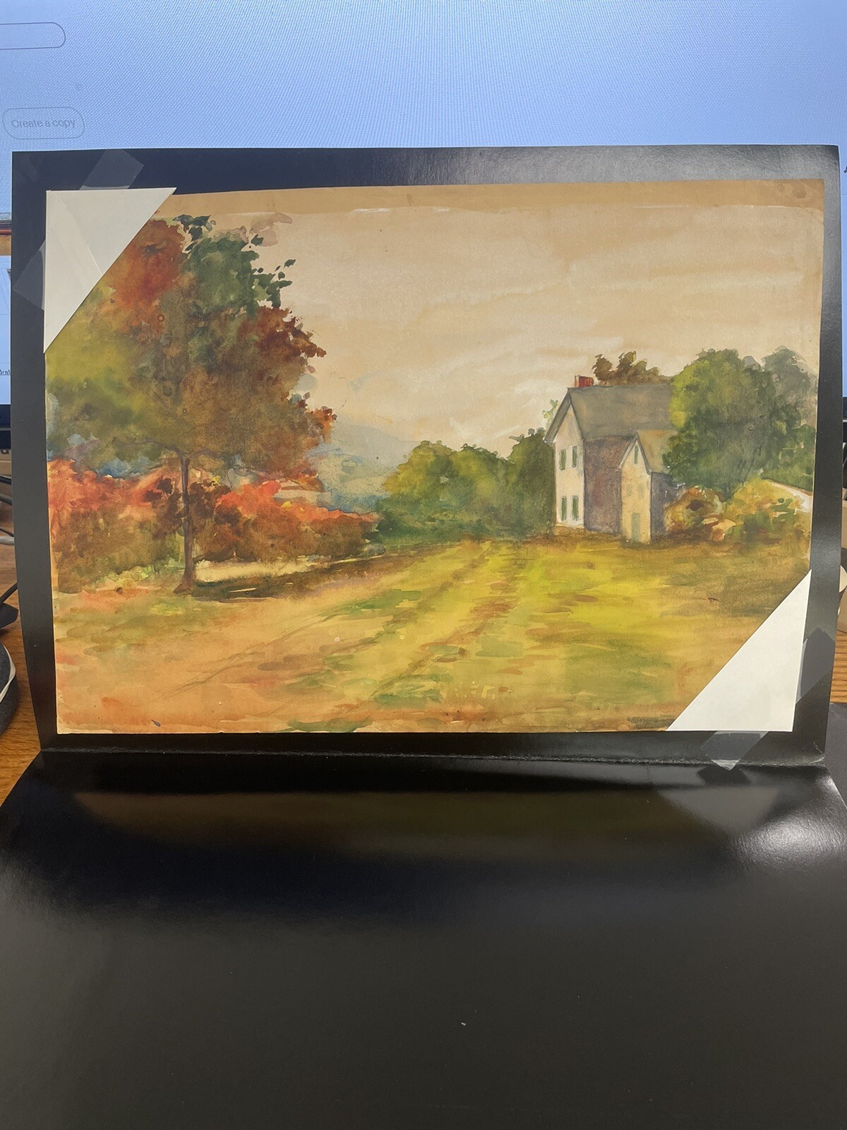 Mary Helen Potter (1862-1950) Original watercolor, unsigned