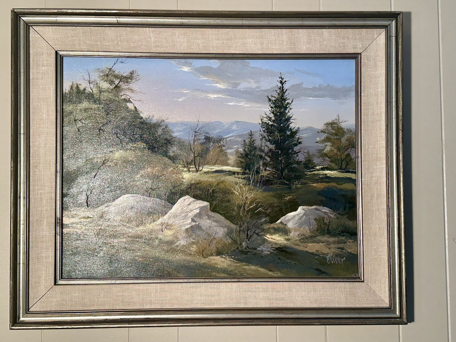 Doug Oliver 1981 Original Sierra Dawn Painting