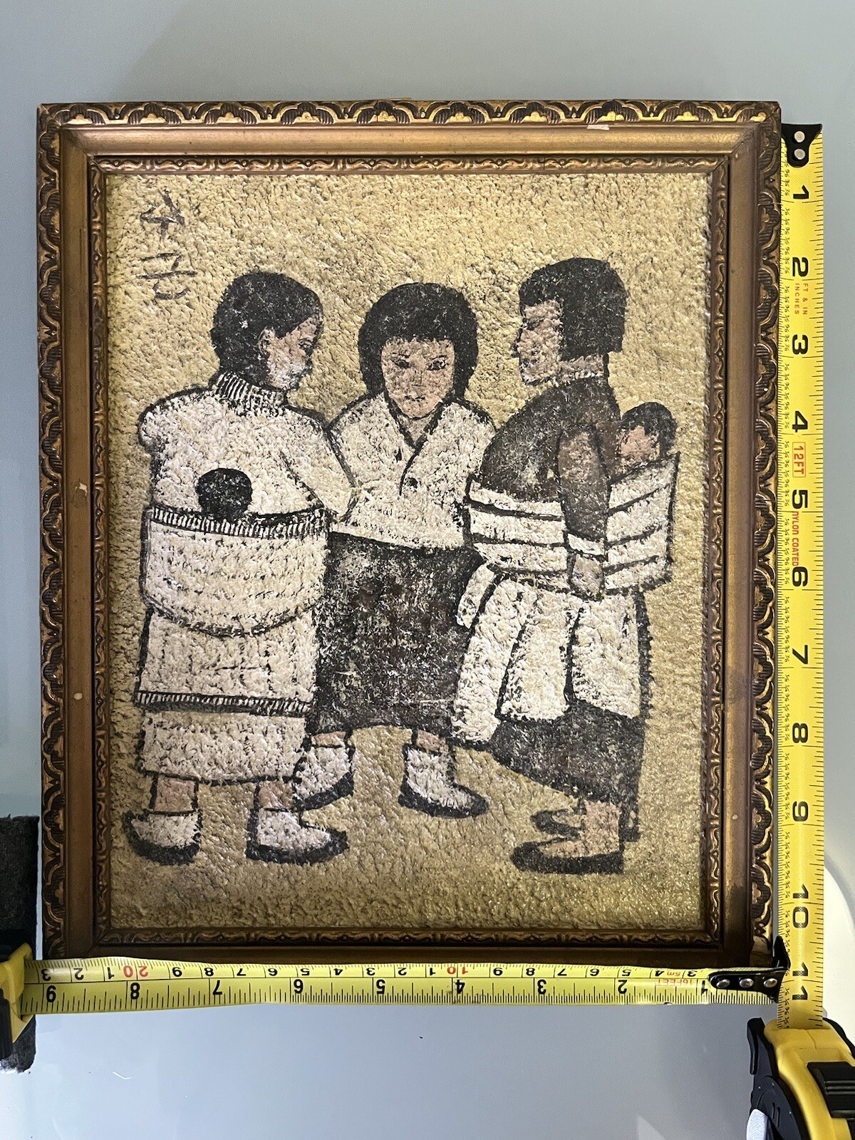 PARK SOO-KEUN | Three Girl taking care of baby (Made in the 1950’s – Korean)