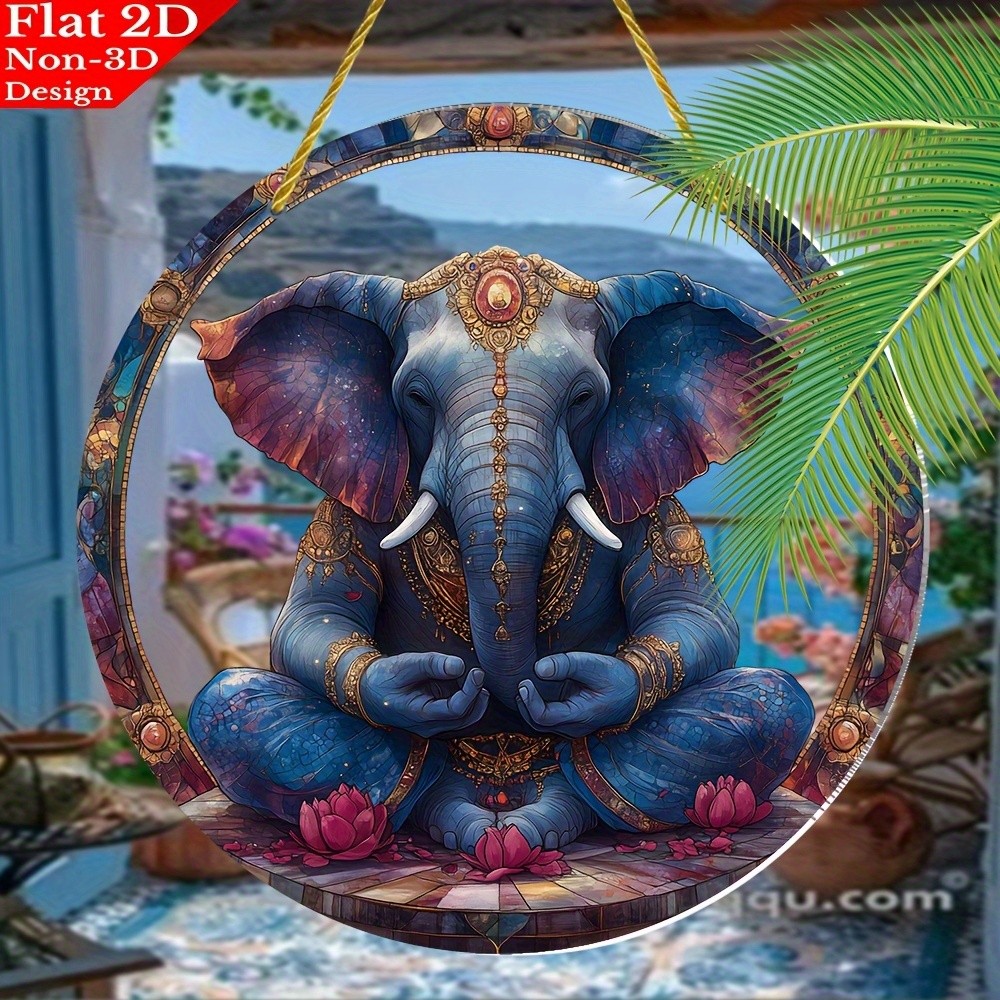 Meditation Deity 8″ Bohemian Window Decor