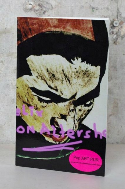Love Homage the Joker Cinema Movie Movie 95x95cm Silver Aluminium Plate Pop Art