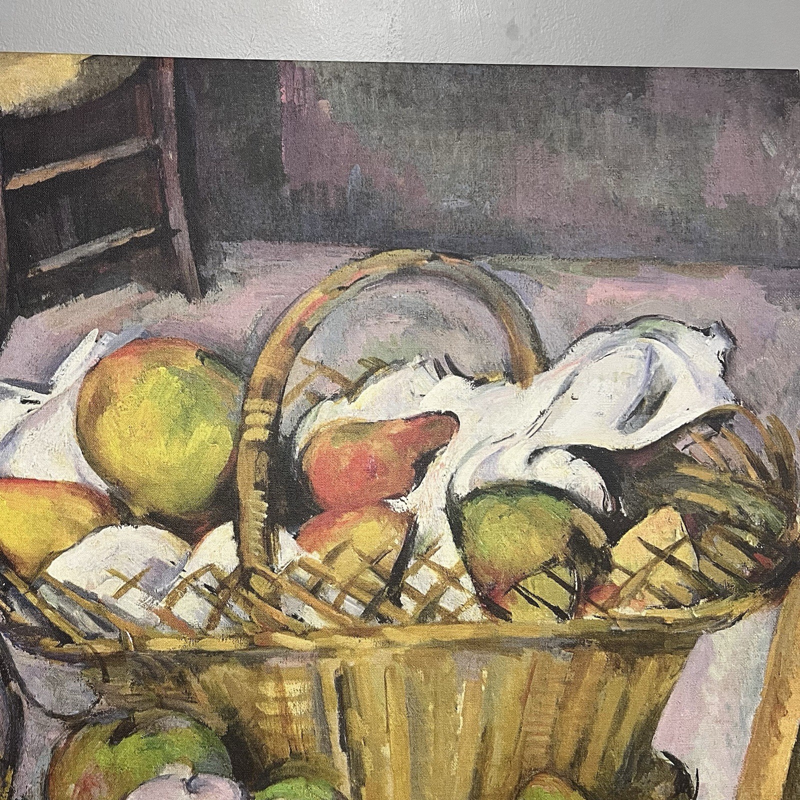 Paul Cezanne’s Still Life With Basket Canvas Painting X-Large 47×1.5×37.75”