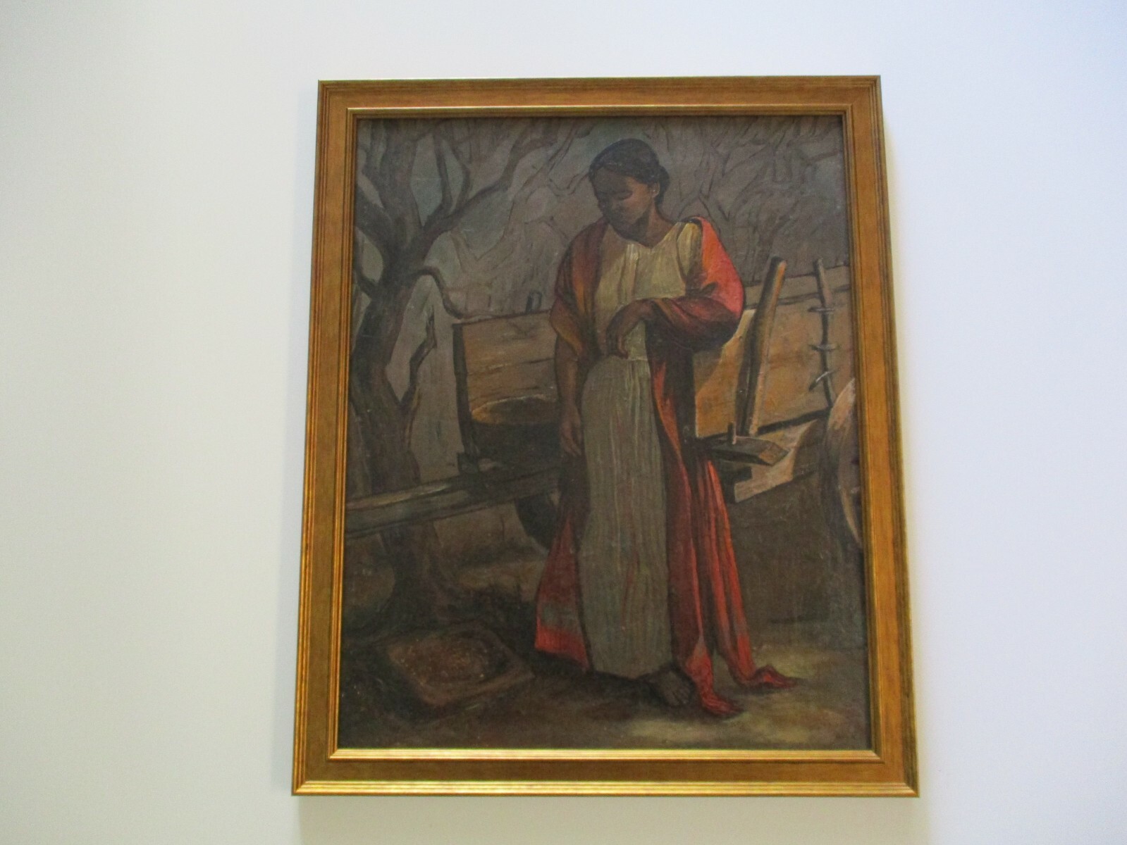 VINTAGE ANTIQUE PORTRAIT PAINTING WPA IMPRESSIONISM MODERNISM WOMAN MODEL OLD