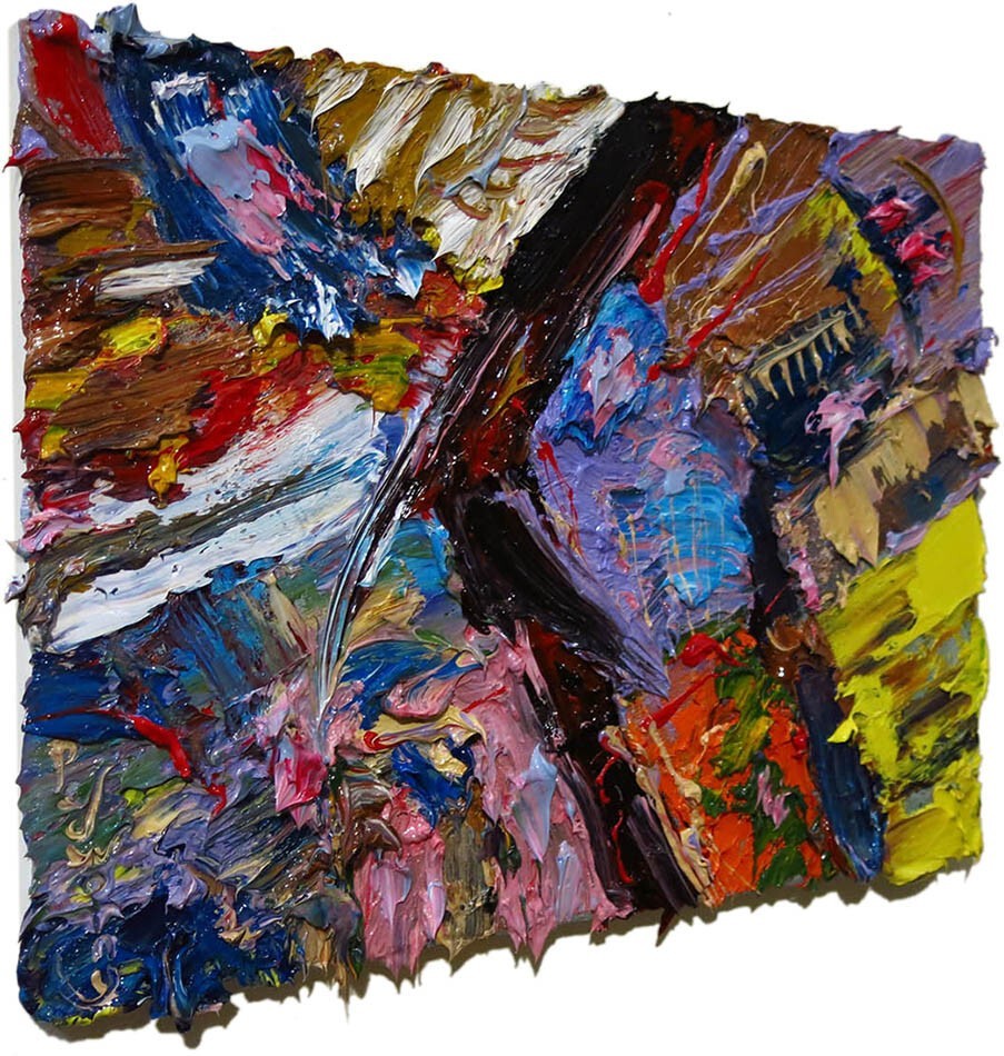 LANDSCAPE ORIGINAL OIL█PAINTING█VINTAGE█IMPRESSIONISM█ART█MODERN ABSTRACT POP