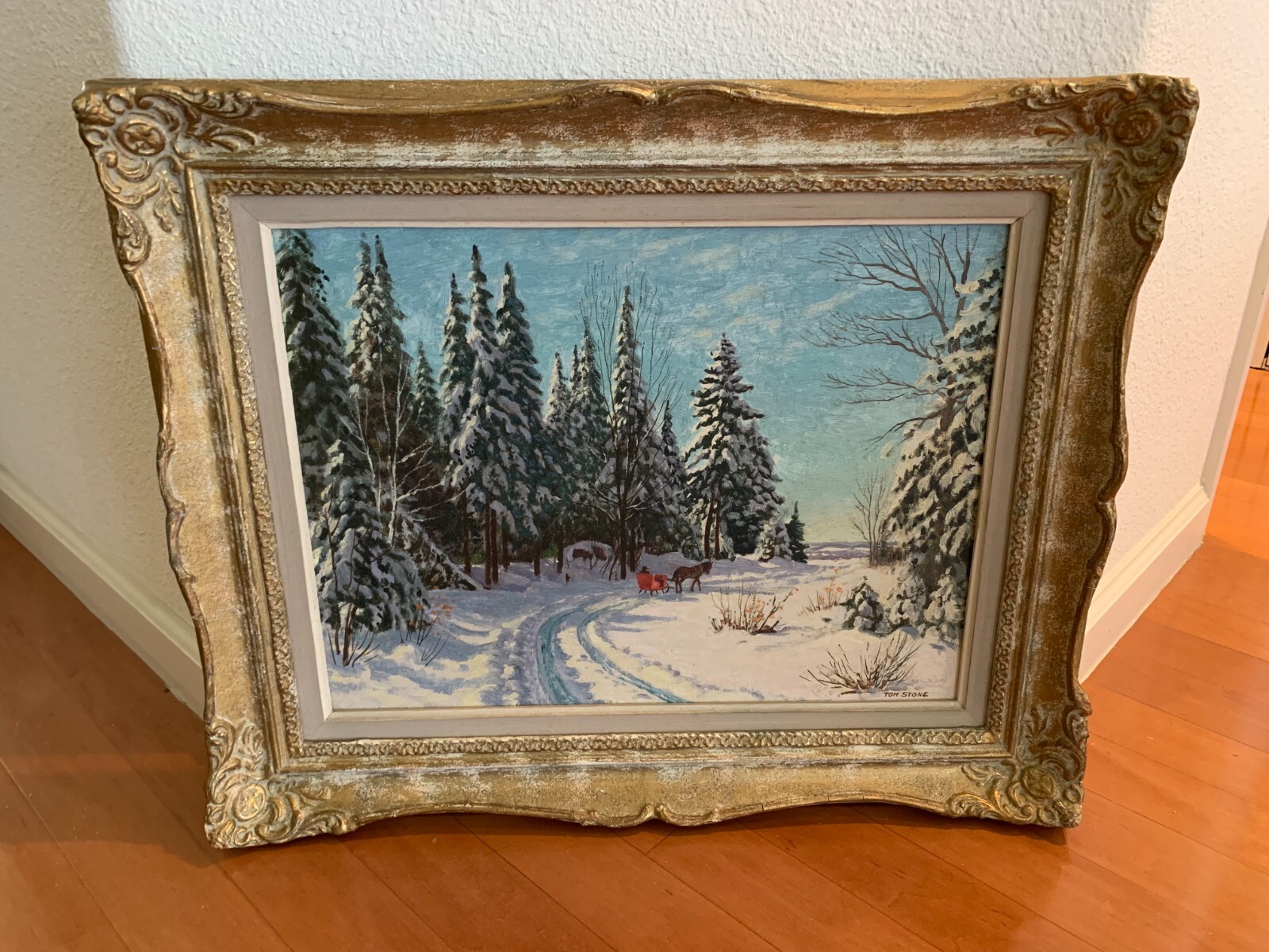 Tom Stone (1894-1978) Canadian – Winter Scene Canada