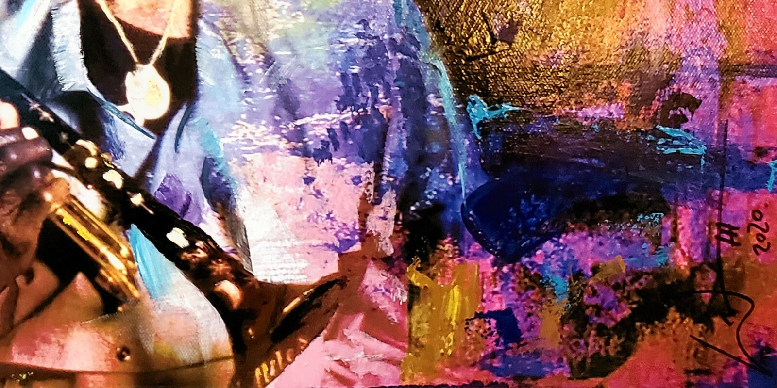 «Stella by Starlight» Miles Davis Painting on Canvas by artist William III