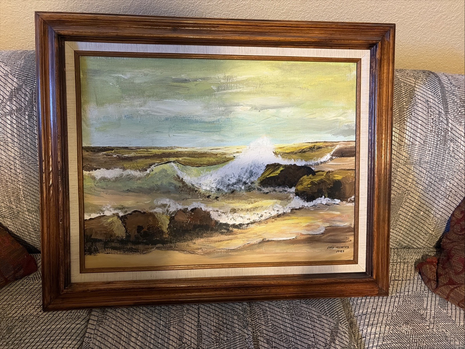 Cris Montes Original Work 24inx18in Frame 30.5inx25in