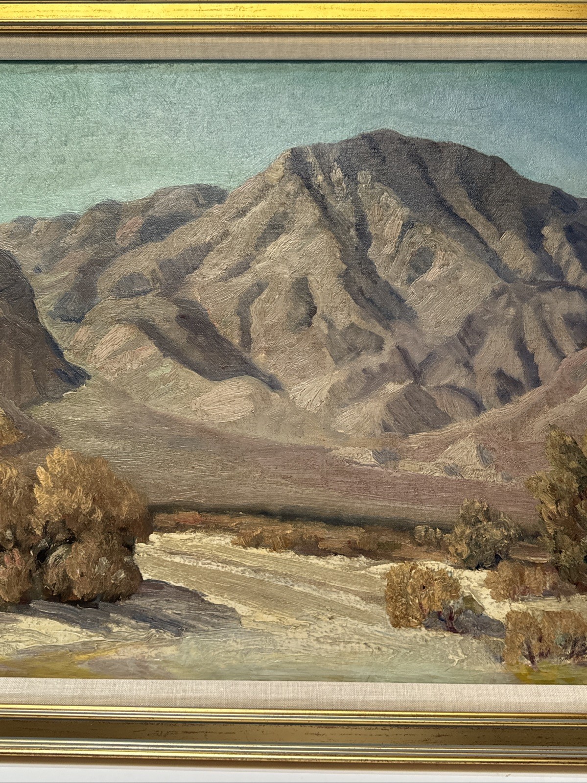 Antique Desert Painting Impressionist Landscape George Frederick 1930’s 1934
